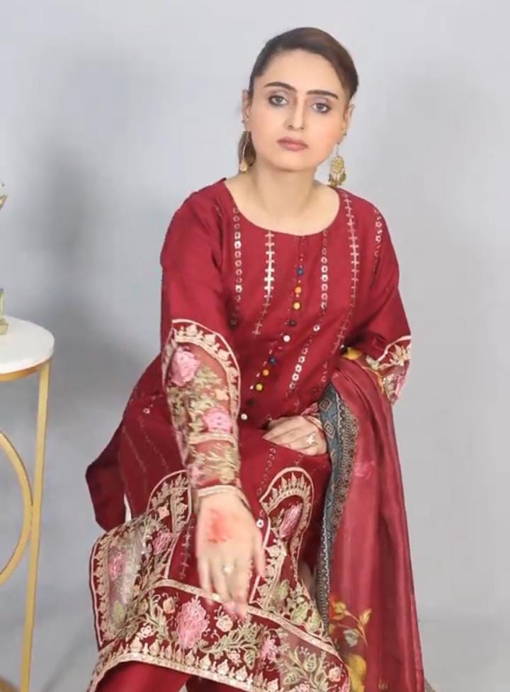 Regal Embroidered Luxury Suit -2 Piece